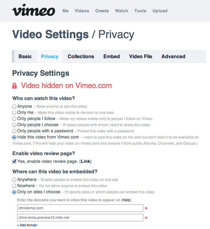 3.RM Vimeo