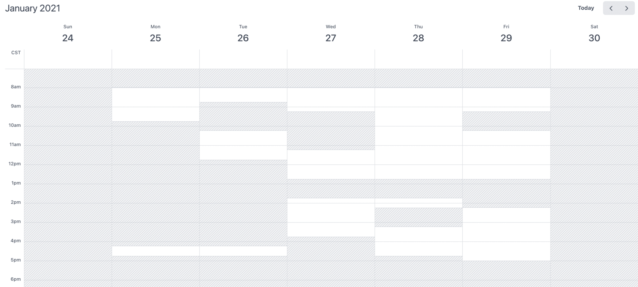 CalendarAvailability