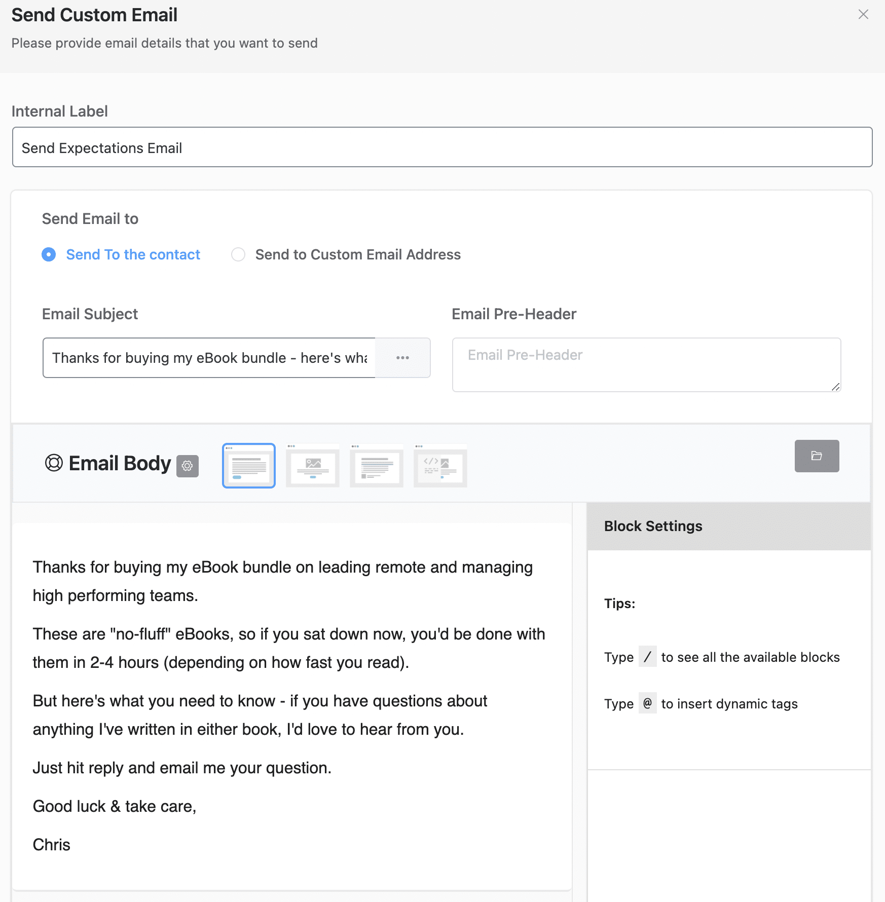 CustomEmail