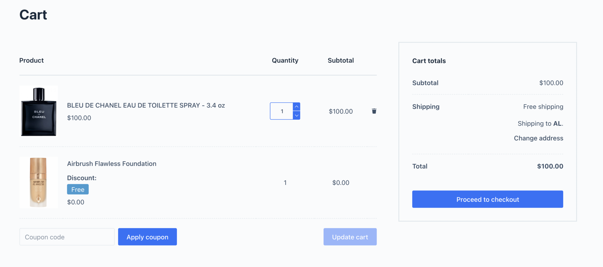 FreeGiftWithPurchaseCart