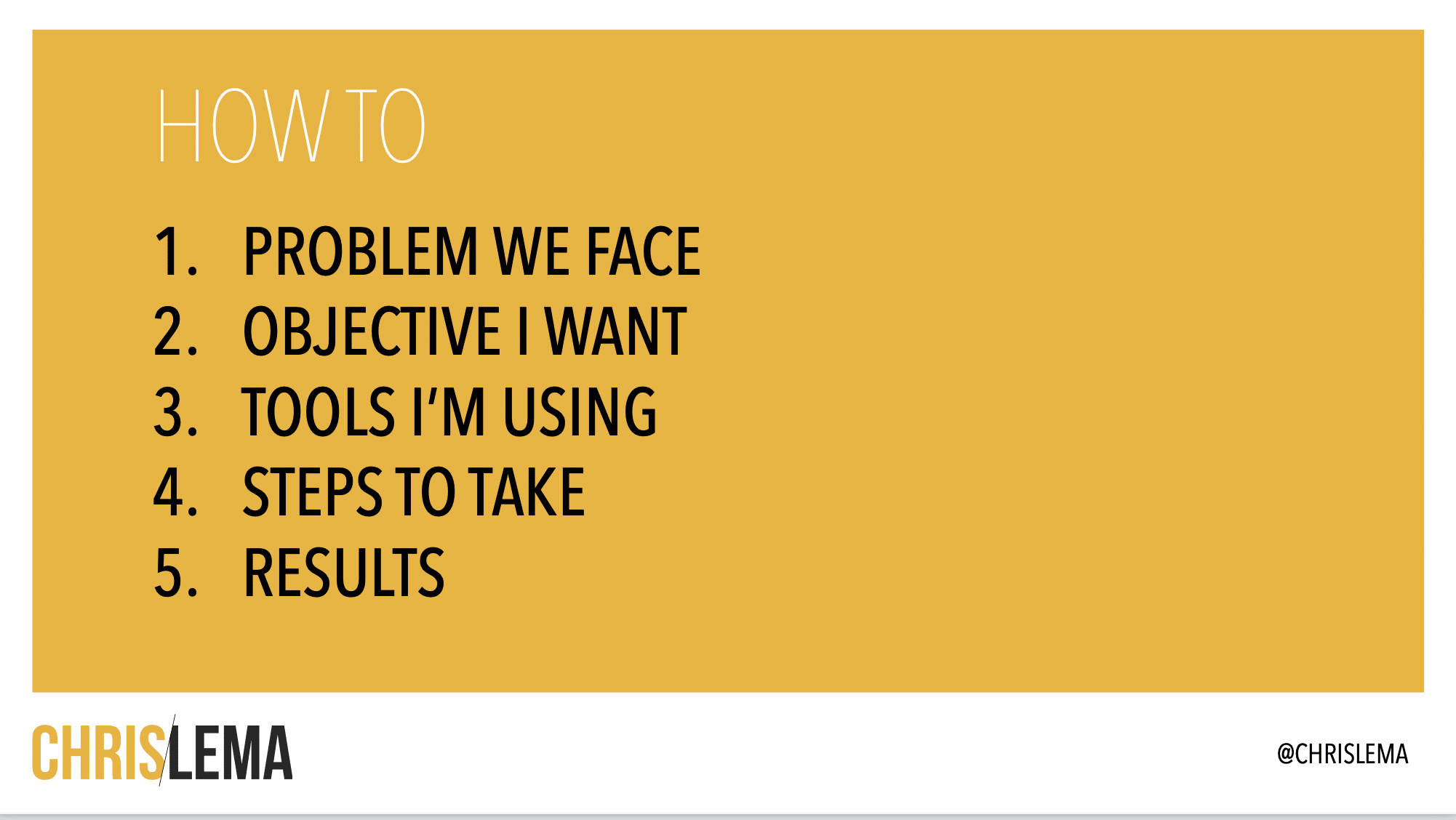 How To Article Frame