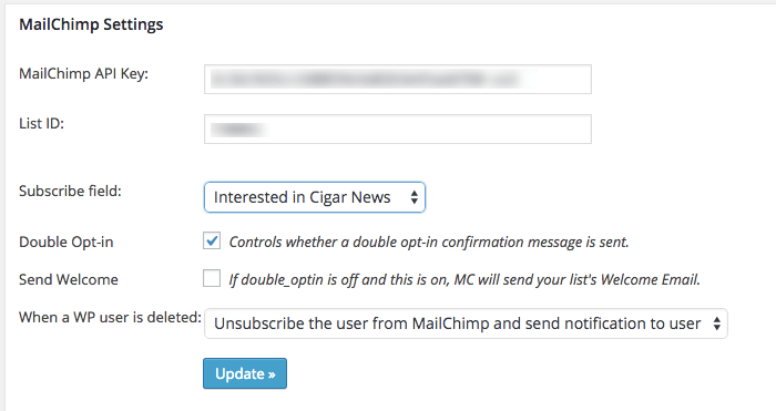 MailChimpIntegrationIssues