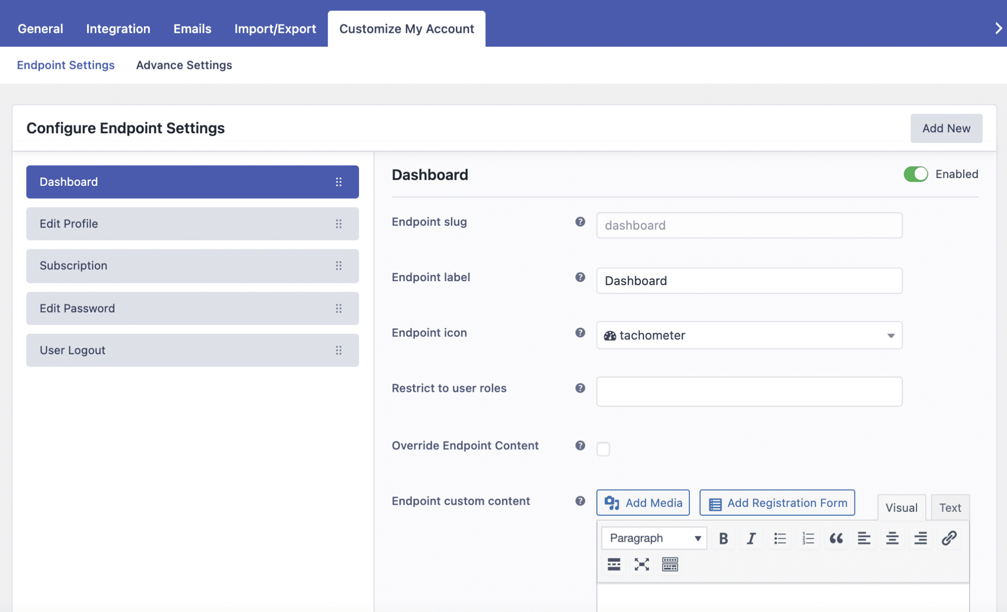 PluginDashboardSettings
