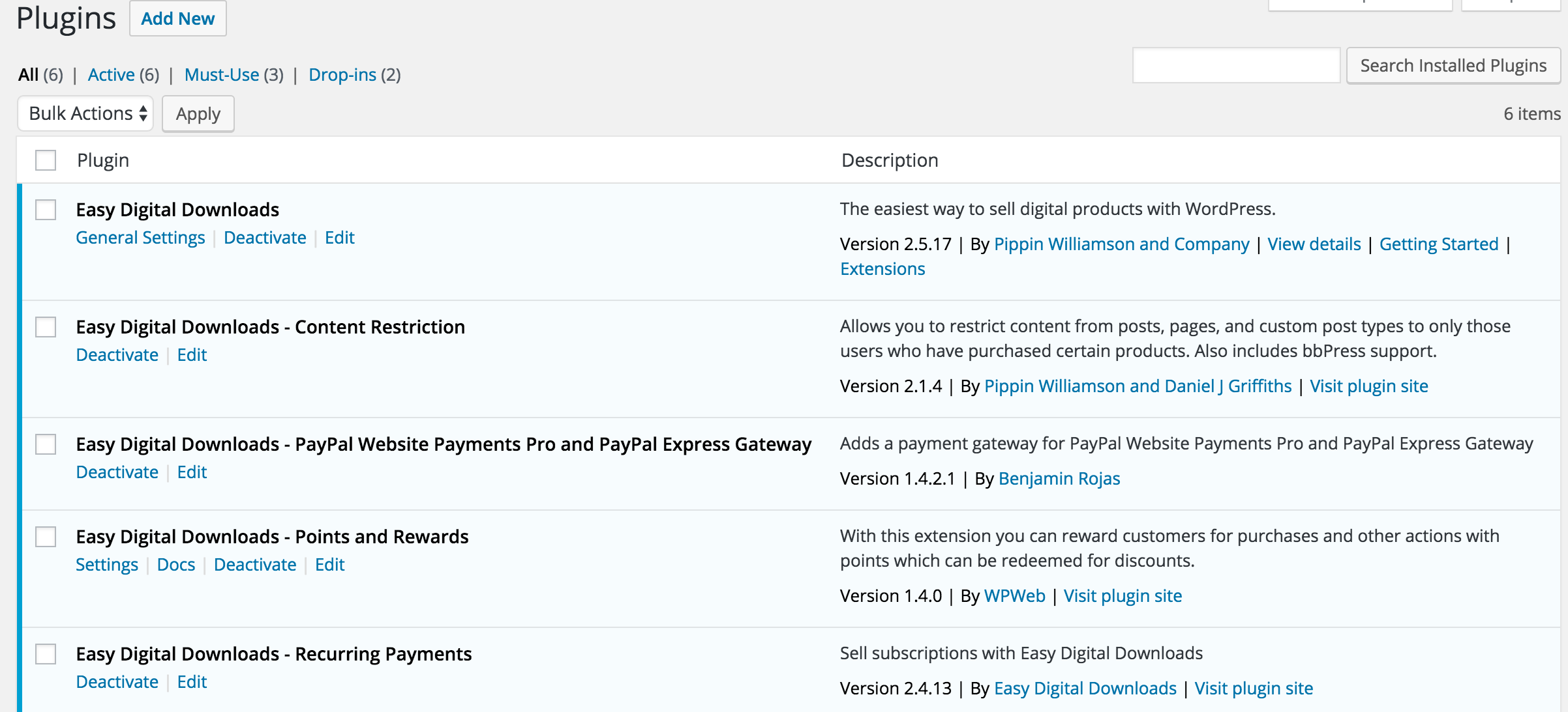 PluginsExtensions EDD