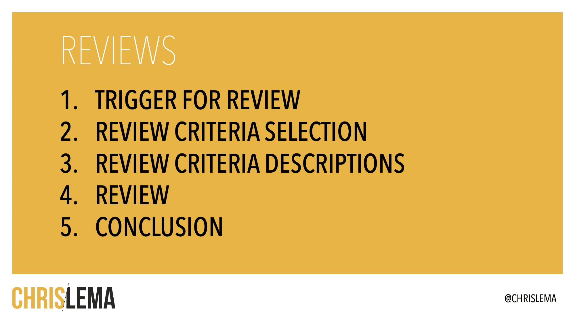 Product Review Frame