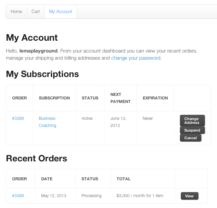 Subscriptions