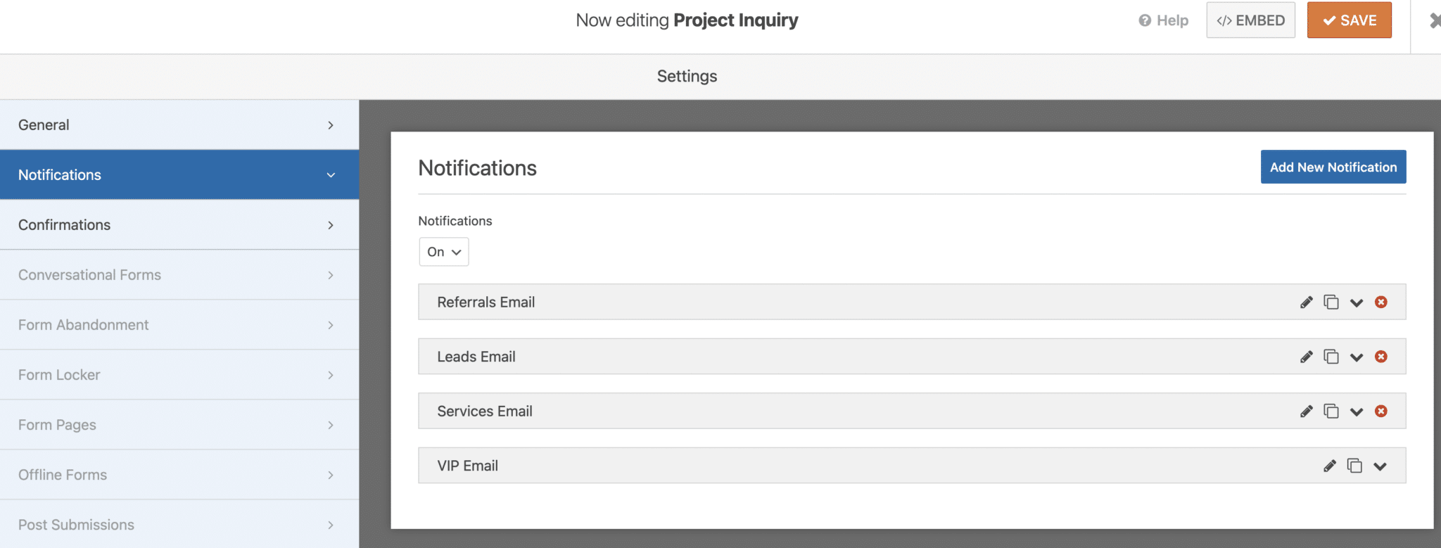 WPForms emailRouting