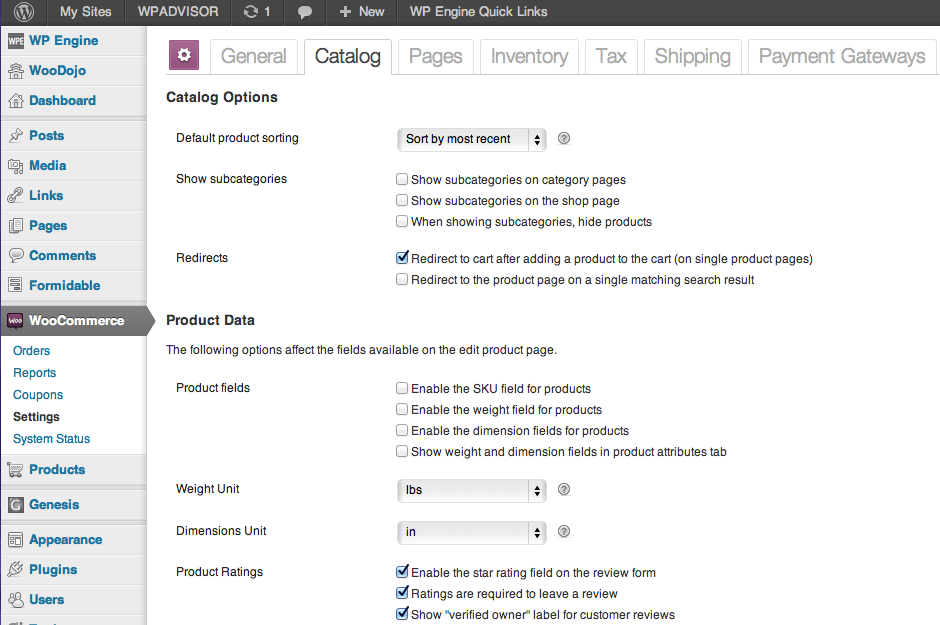 WeightDimensionsSettingWooCommerce