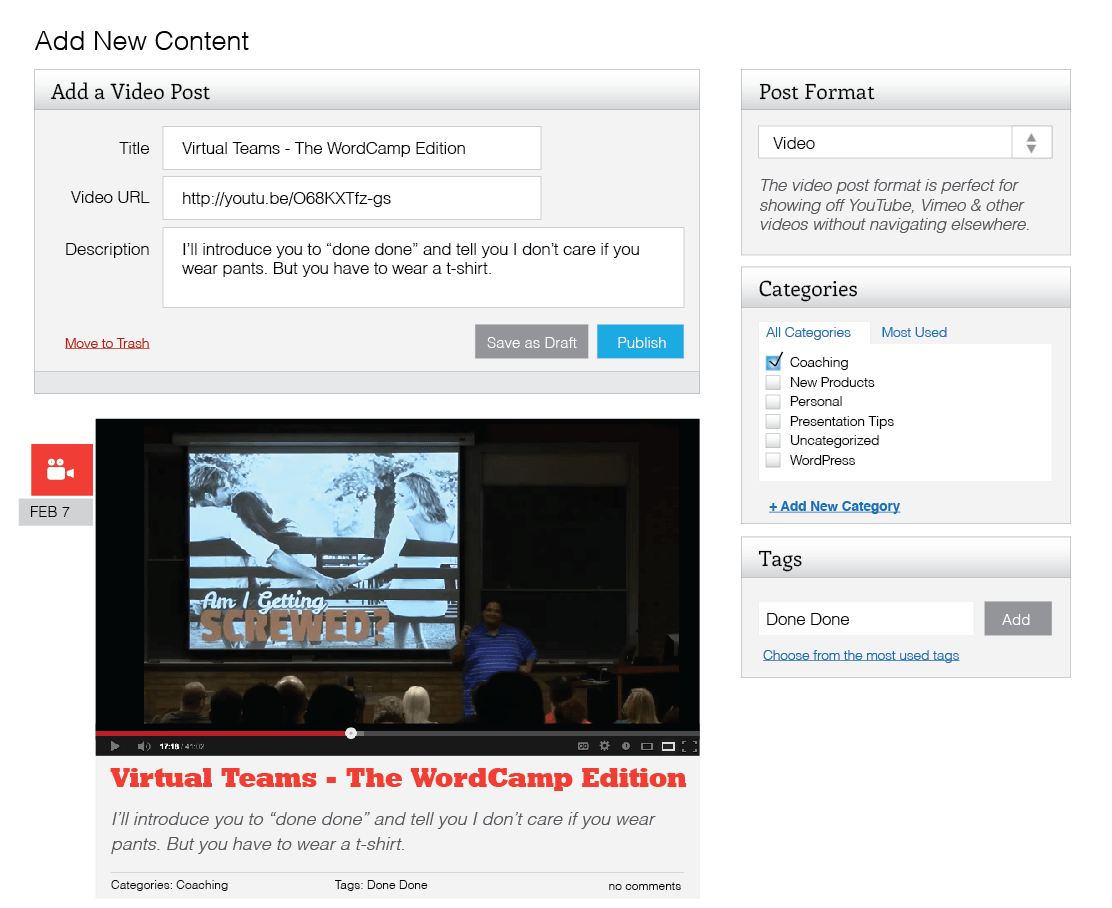 chris lema post format ui