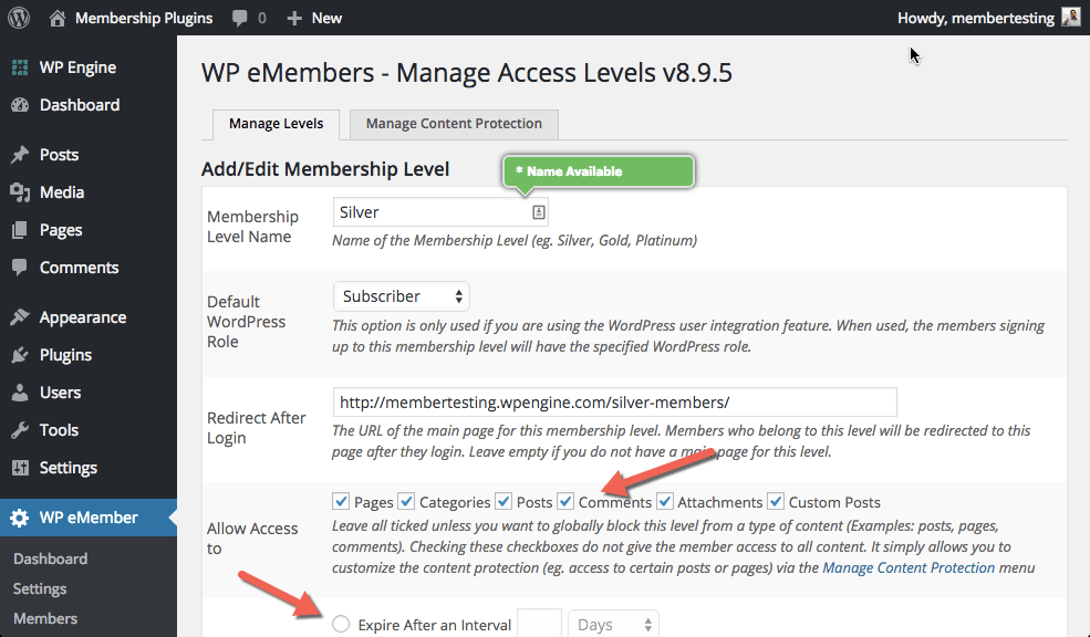 content protection emember