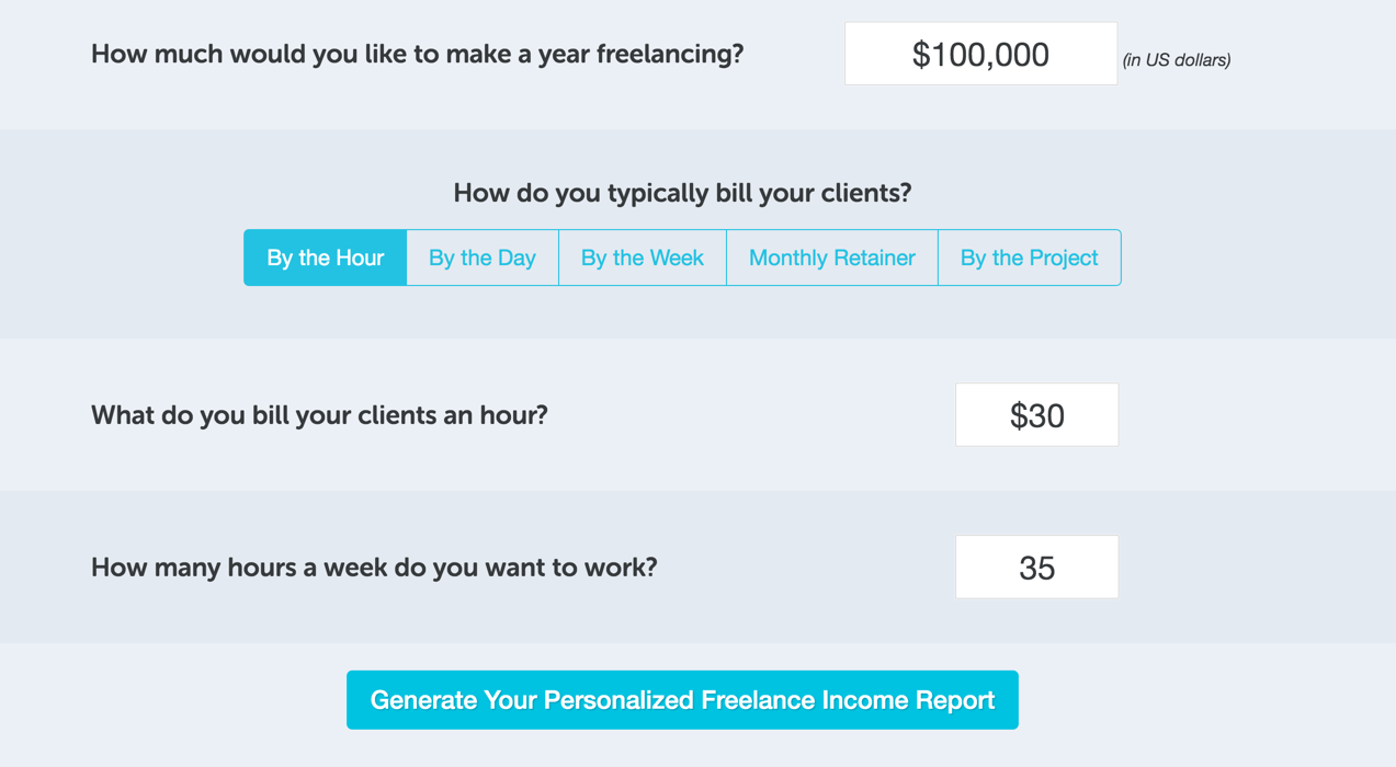 freelance calc
